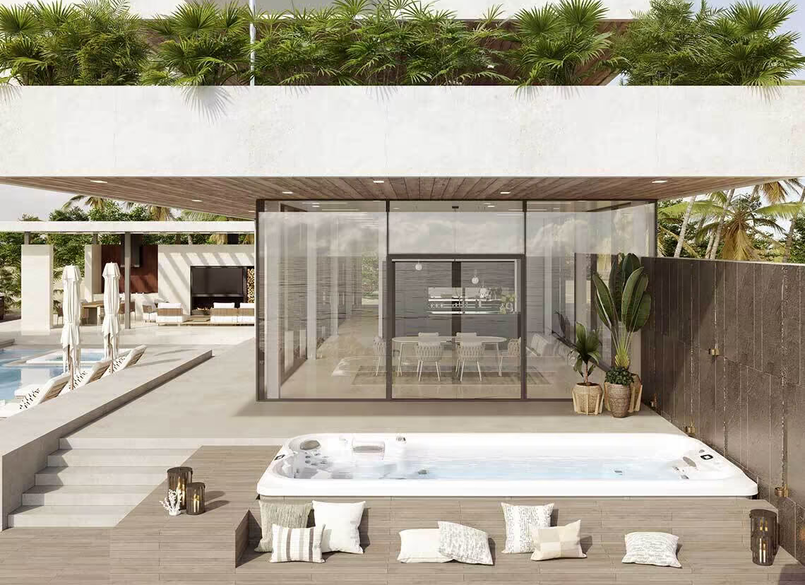 Spa de nage 5m avec 4 assises J-19 PowerPro Jacuzzi®